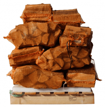 15 zakken ovengedroogd elzenhout (zonder krat)