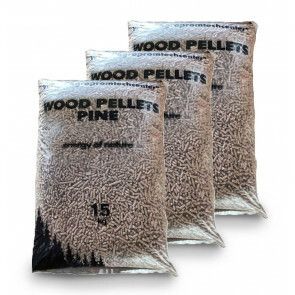 Eco pine pellets à 15kg 67 zakken